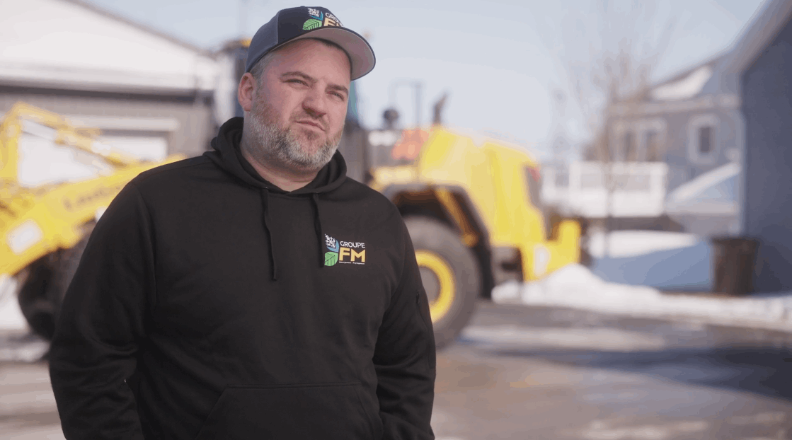 groupe fm client déneigement chargeurse